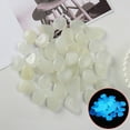 thumbnail image 2 of ornament decor,Glow In The Dark Stone Garden Fish Tank Artificial Stone Luminous Color Goose Soft Stone Glow In The Dark Stone,White, 2 of 5