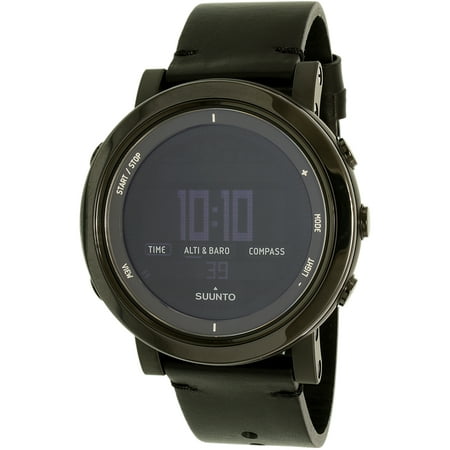 Suunto Men's Essential SS022437000 Black Leather Swiss Quartz Watch