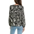 thumbnail image 2 of Velvet by Graham & Spencer womens  Crepe Blouse, xs, Black, 2 of 3