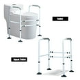 thumbnail image 3 of Topbuy Adjustable Toilet Handrails Freestanding Bathroom Toilet Safety Rail, 3 of 9
