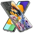 thumbnail image 2 of MUNDAZE Samsung Galaxy A31 Shockproof Clear Hybrid Protective Phone Case Summer Flowers Butterfly Purple Lilac Floral Cover, 2 of 5