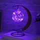thumbnail image 2 of LED Moon Apple Night Lamp Glass Ball Home Party Kid Room Luces (Púrpura), 2 of 7