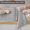 thumbnail image 3 of Beartech Microfiber Cleaning Cloth Roll,80 Pack Cleaning Towels,Lint Free Rags Paper Towels & Tear Away Reusable Towels,Washable Shop Rags Car wipe Cloth,Wash Cloths Dish Rags for Car Kitchen Window, 3 of 7