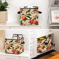 thumbnail image 6 of Peach Foldable Toy Box Cube Organizer with Handle, 10.8"x10.5"x10.6", Large Capacity Toy Storage Bin, 6 of 6