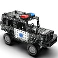 thumbnail image 2 of CHUNYAN Large Inertia Car Alloy Police Car Toy Boy Assembled Military Model Assembled Building Blocks, 2 of 5