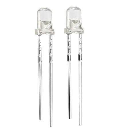 

50pcs 3mm Purple Diode Light Electronic Component Emitting Light 3.2-3.6V