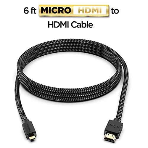 Anbear Micro HDMI to HDMI Adapter, HDMI to Micro HDMI Cable (HDMI to Micro  HDMI Adapter) for Gopro Hero and Other Action Camera/Cam with 4K/3D