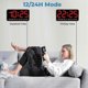 thumbnail image 3 of Digital Wall Clock, 9Inch LED Digital Clock Large Display with 12/24H, Big Digits,Small Silent Wall, 3 of 5