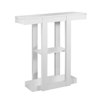 Monarch Specialties I 2455 White Hall Console Accent Table, 32"