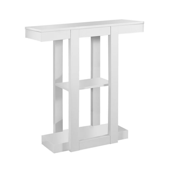 Monarch Specialties I 2455 White Hall Console Accent Table, 32"