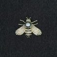 thumbnail image 6 of Honey Bee Brooches Crystal Insect Themed Bee Brooch Animal Fashion Shell Pearl Brooch Pin Gold Tone, 6 of 14