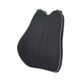 thumbnail image 2 of Almohada de soporte lumbar con correa ajustable, cojín de espuma viscoelástica para la espalda. Negro, 2 of 9