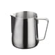 thumbnail image 1 of Wosthever Jarra de café para espuma, jarra para espuma de leche y café, jarra humeante de medición estampada de acero inoxidable, taza para Juegos de servir café y té, 1 of 6