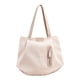 thumbnail image 2 of Bolso de hombro para mujer, moderno bolso de verano con cremallera, ligero, bolso de mano para mujer Blanco, 2 of 9