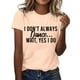 thumbnail image 1 of Camiseta informal de manga corta con estampados para mujer - Blusa holgada con cuello redondo - Top con gráfico de concienciación sobre el cáncer de mama - Camiseta de verano de poliéster suave, 1 of 5