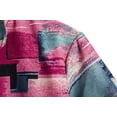thumbnail image 5 of Men's Casual Button Down Linen Shirts - Short Sleeve, Stand Collar, Floral Pattern, 5 of 7