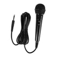 thumbnail image 1 of Micrófono dinámico de mano de metal con cable para cantar en casa, escenario, máquina de karaoke, discurso, boda Vogacara EL001207-00, 1 of 2