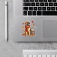 thumbnail image 2 of Welcome Fall Mastiff Enjoys School Time Autumn Fall Leaves Cutout Transfer Sticker Mastiffs Dog Lover Gifts Idea Transparent Decal Art Decor - 02013, 2 of 5