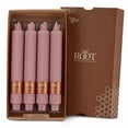 thumbnail image 2 of ROOT Candles 9" Grecian Collenette Taper Candles in Dusty Rose (Box of 4, 2 of 4