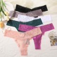 thumbnail image 4 of Gibobby Ropa interior mujer algodón Bragas sexis de encaje para mujer, ropa interior de tiro bajo, ropa interior cómoda para mujer, lencería femenina(Caqui， S), 4 of 5