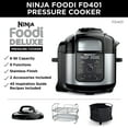 thumbnail image 2 of Ninja® Foodi™ TenderCrisp 9-in-1 8-Quart Deluxe XL Pressure Cooker, Stainless Steel FD401, 2 of 12