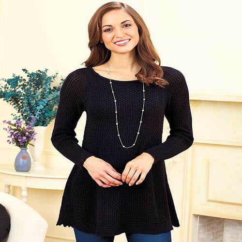 Women's Embellished Tunic Sweaters 
