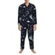 thumbnail image 3 of Balery Galaxy2 Pijama para Hombre de Dos Piezas con Manga Larga, Conjunto de Dormir y Descanso Suave con Bolsillos-Medium, 3 of 7