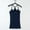 Navy, variant on YHAJDS Basic Undershirt Tanks Women Solid Color Round Neck Spaghetti Strap Sleeveless Casual Top