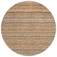 thumbnail image 2 of Addison Rugs Chantille Indoor/Outdoor Transitional Stripes Paprika Machine Washable Round Rug, 8' x 8', 2 of 8
