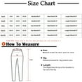 thumbnail image 3 of LMOIPLI Women's Lightweight Long Pants Vintage Denim Pants Elastic High Waist Sports Jogger Fashion Summer Clothes Plain Color Slim Denim Pants Navy XL, 3 of 7
