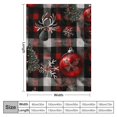 thumbnail image 4 of Qinduosi  Christmas Decorative Throw Blanket Red Plaid Christmas Throw Blanket for Couch Sofa Bed Soft Cozy Lightweight Fuzzy Plush Fleece Blankets and Throws Xmas Winter Blanket, 4 of 6