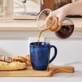 thumbnail image 6 of Coffee Mugs Set of 4, 16oz Coffee Cups Set with Handle, Ceramic Tea Mugs for Kitchen, Latte Mugs for Coffee,Cocoa, Tea，Blue, 6 of 8