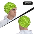 thumbnail image 5 of KLL Lime green glitter Winter Fall Beanie Knit Hats for Men & Women - Warm & Soft Stylish Toboggan Caps for Cold Weather, 5 of 6