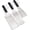 ABS plastic handle set, variant on Metal Spatula Set Stainless Steel Hamburger Turner Griddle Flipper Scraper for BBQ Grill Flat Top