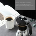 thumbnail image 3 of Cafetera Moka, cafetera exprés para estufa de 4 tazas, percoladora de café cubana, Espre italiano Moka Premium, 3 of 5