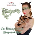 thumbnail image 2 of Luxury Mask – Women’s Stunning Masquerade Lace Mask – Lace Headpiece for Adult – Disguise for Costume Party, Cosplay & More, 2 of 3