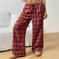 thumbnail image 2 of Lopecy-Sta Womens Pants Casual Gift for Wives Fashion Plaid Pants Checkered Pants Cargo Pants Y2k Baggy Grunge Clothes Goth Hiphop Streetwear, 2 of 4
