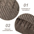 thumbnail image 3 of Gorro Apuakthei para hombre y mujer, cálido gorro de punto con puños para invierno, suave y cálido, para esquí, unisex, 3 of 5