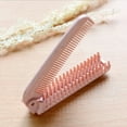 thumbnail image 4 of Travelwant 4Pcs/Set Portable Travel Folding Hair Brush Compact Pocket Hair Comb Double Headed Anti-static Comb, 4 of 7