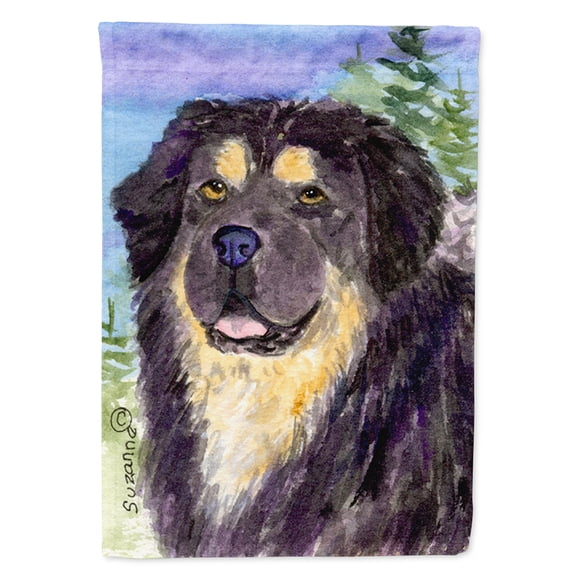 Tibetan Mastiff Flag Canvas House Size