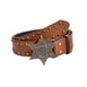 thumbnail image 1 of Cinturón de cuero sintético para mujer, accesorio para pantalones, estilo gótico, vaquero occidental Marrón claro, 1 of 9