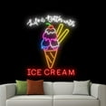 thumbnail image 2 of Handmadetneonsign Ice Cream Neon Sign, Ice Cream Wall Art Decor, Ice Cream Neon Sign, Ice Cream Store Wall Decor, 2 of 5