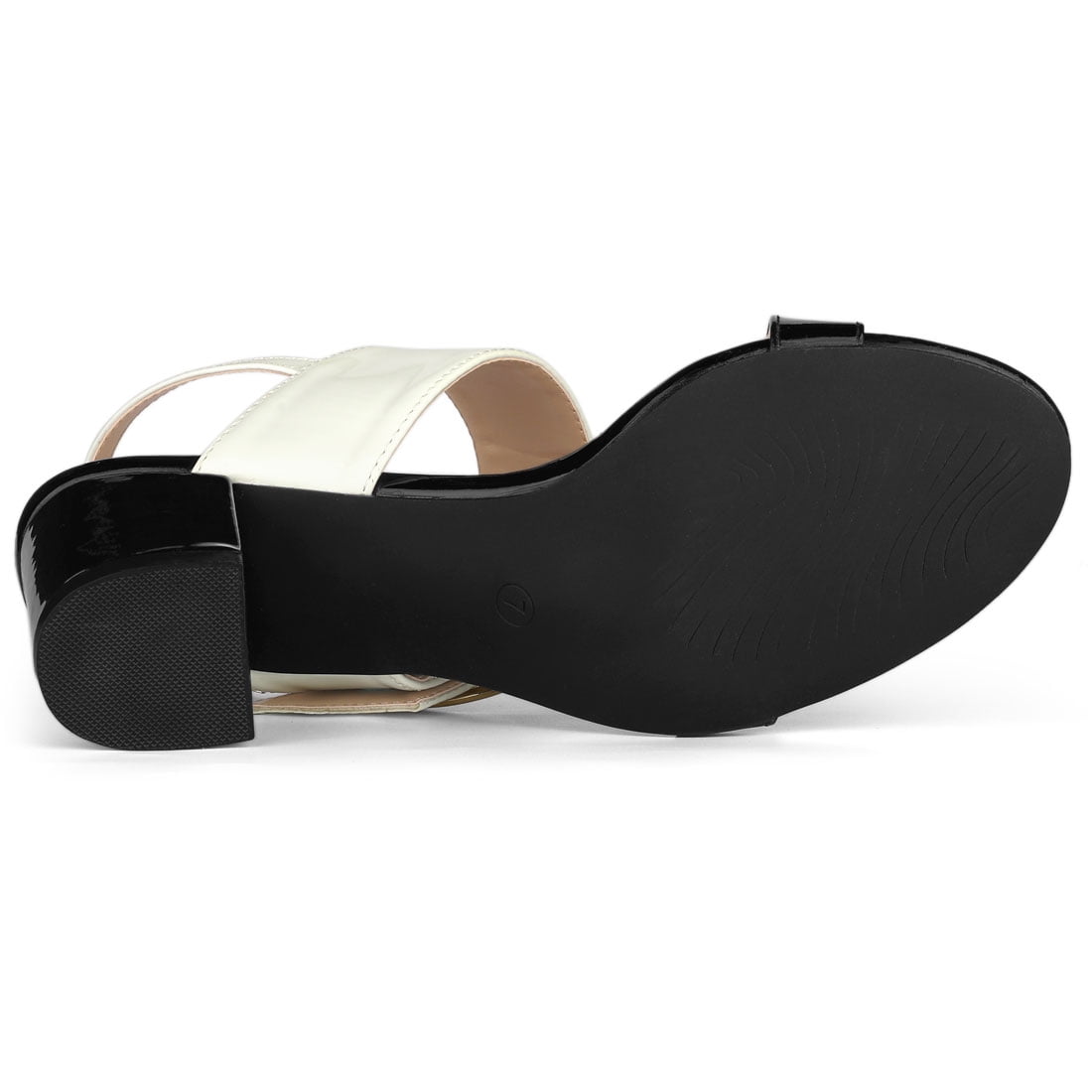 Unique Bargains Women's Slingback Block High Heel Sandals