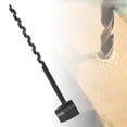 thumbnail image 1 of Broca de barrena de acero al carbono, manual, duradera, portátil, resistente, Bushcraft, excavadora manual para senderismo al aire libre, pesca, mochi , 1cm-26cm, 1 of 8