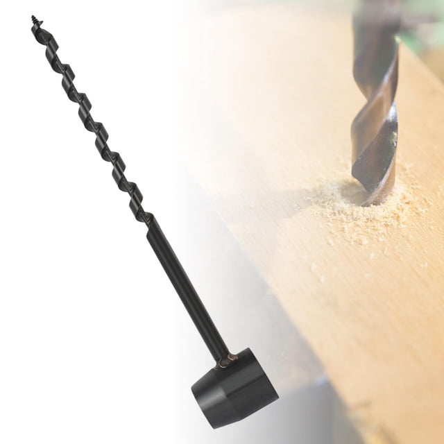 Broca de barrena de acero al carbono, manual, duradera, portátil, resistente, Bushcraft, excavadora manual para senderismo al aire libre, pesca, mochi , 1cm-26cm