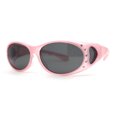 thumbnail image 2 of Polarized Womens 60mm Rhinestone Oval Fit Over Sunglasses Pink Black, 2 of 6