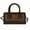 Leopard brown, variant on Women's Leopard Print Square Shoulder Bag - Vintage Double Handle PU Leather Underarm Handbag for Daily/Party Use​