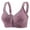 Purple, variant on Woman Floral Wirefree Bra Front Button Closeure Soft Cotton Bra for Mom Grandma Gift Bra Women Multipack Bra Sale