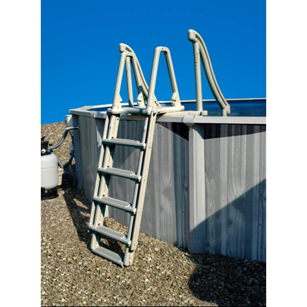confer above ground pool double entry system