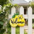 thumbnail image 4 of Cheapark Lemon Summer Wreath Welcome Sign Artificial Flowers for Indoor Outdoor Home Garden Party Decor, 4 of 7